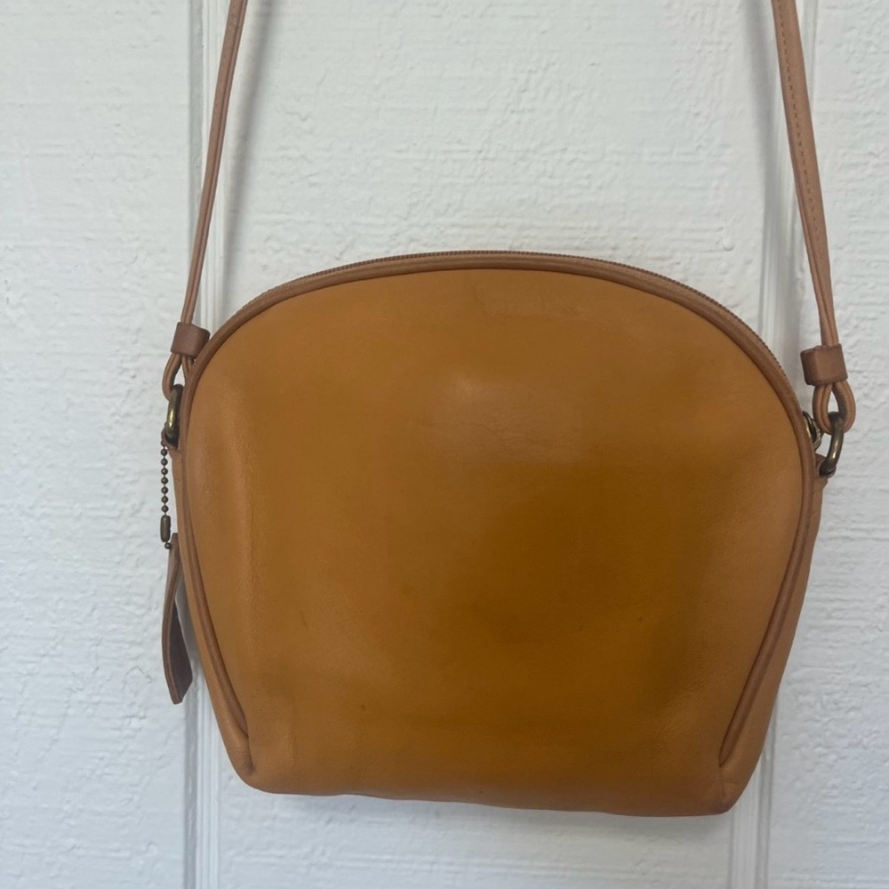 Vintage Coach Minetta Zip Crossbody Bag